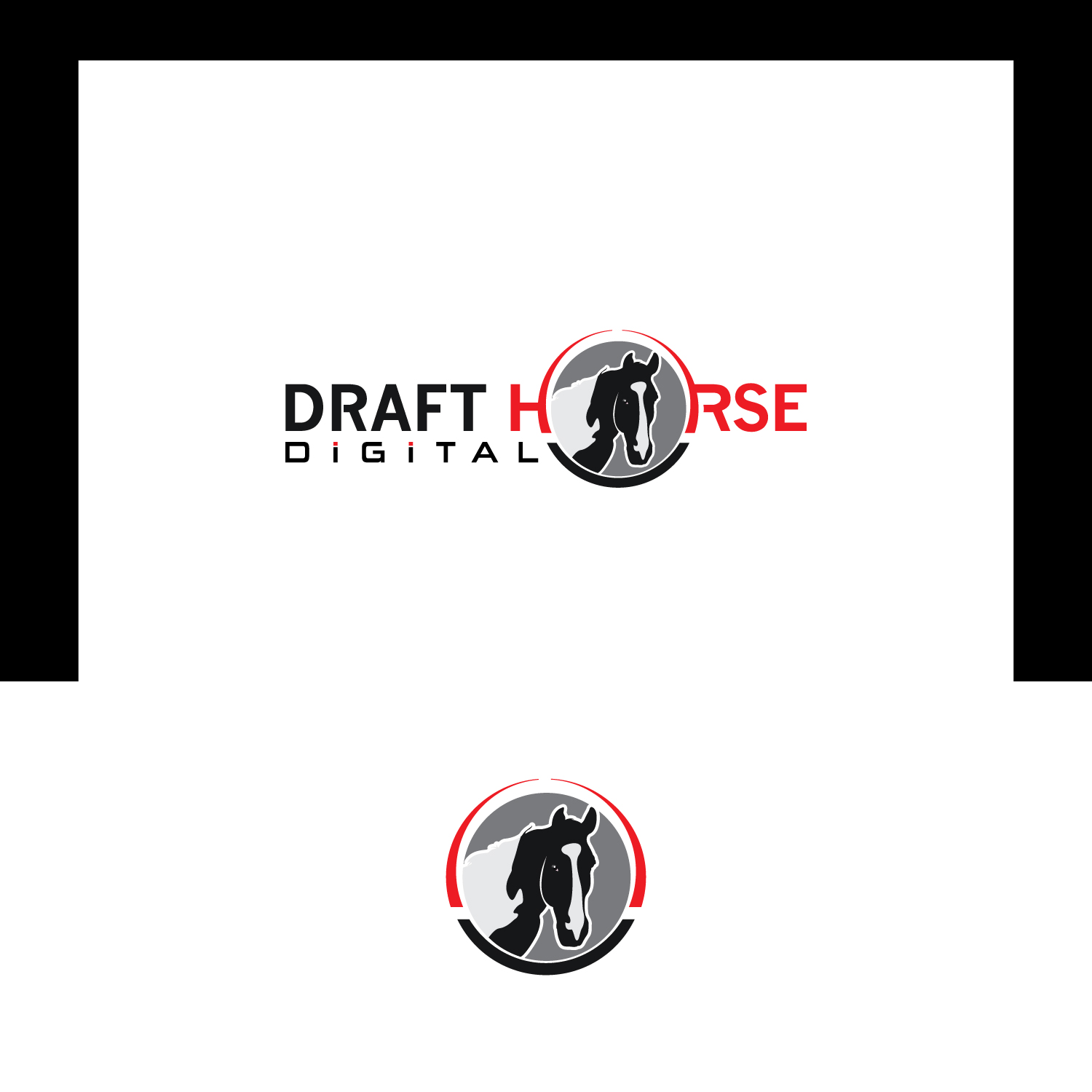 Logo Design by sankar999 for Draft Horse Digital | Design #22149629