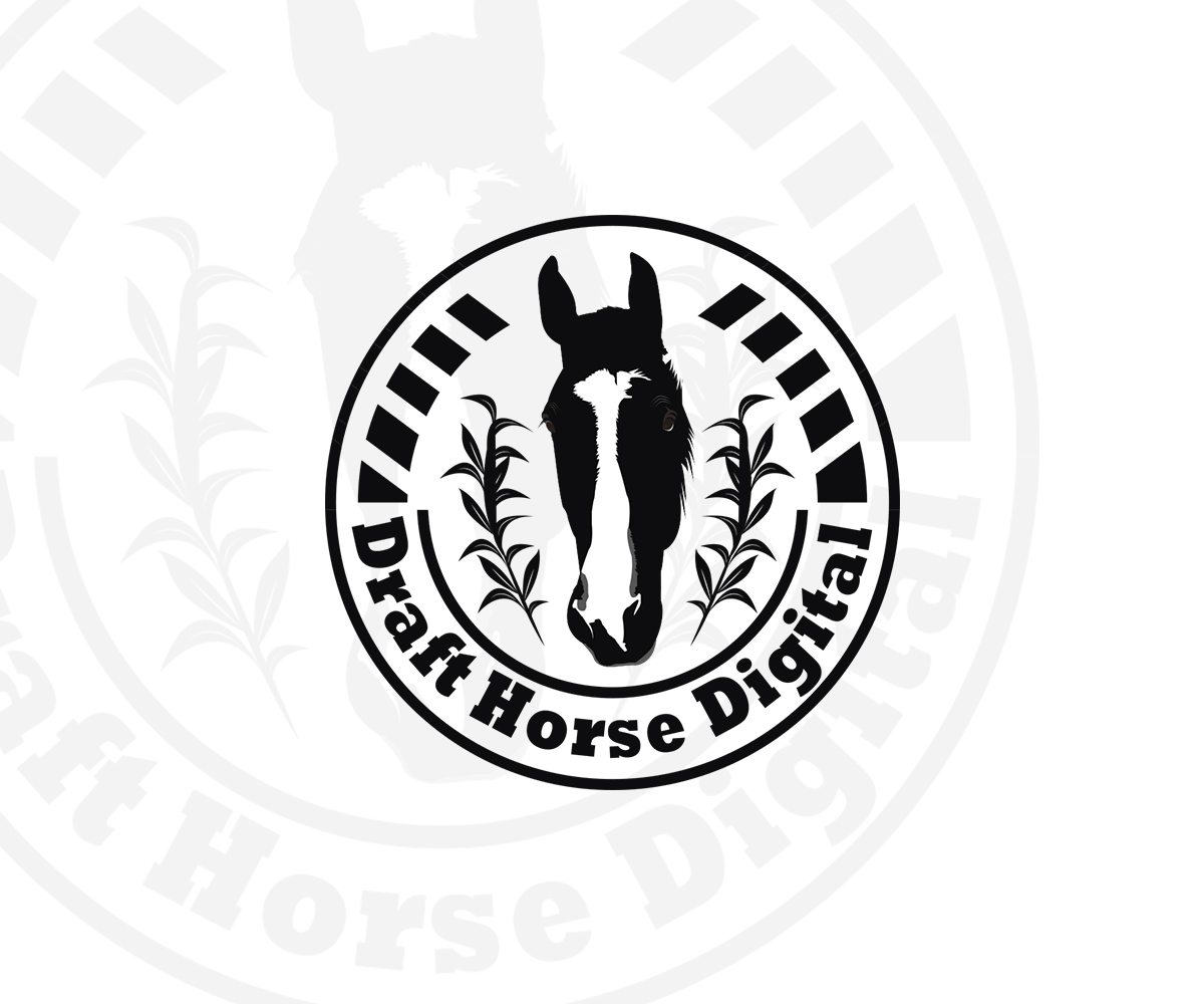 Logo Design by YERR® for Draft Horse Digital | Design #22151303