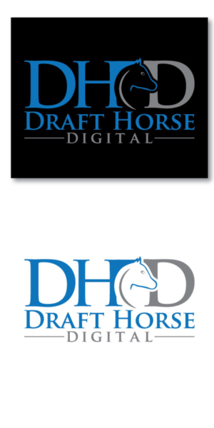 Logo Design by JAFRIN for Draft Horse Digital | Design: #22152800