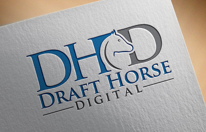 Logo Design by JAFRIN for Draft Horse Digital | Design #22152801