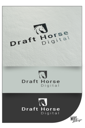 Logo-Design von MBSdesign für Draft Horse Digital | Design #22149397