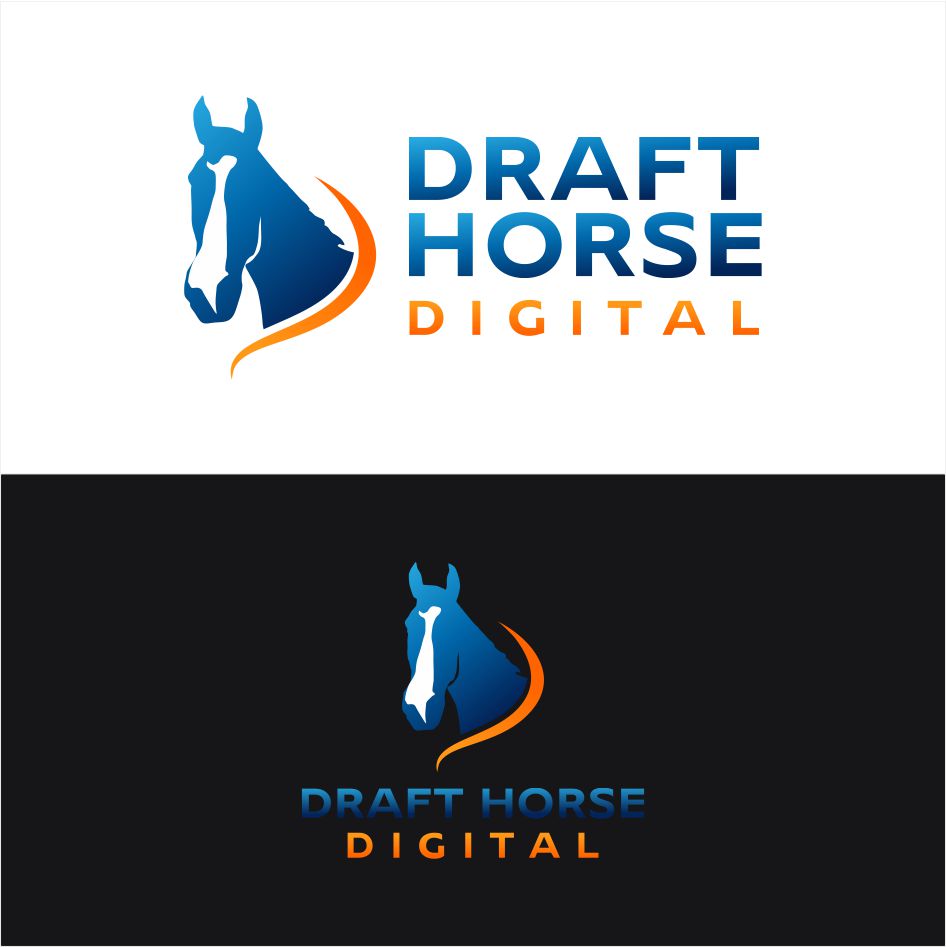 Logo Design by edo 5 for Draft Horse Digital | Design #22165393