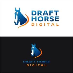 Logo Design by edo 5 for Draft Horse Digital | Design: #22165393