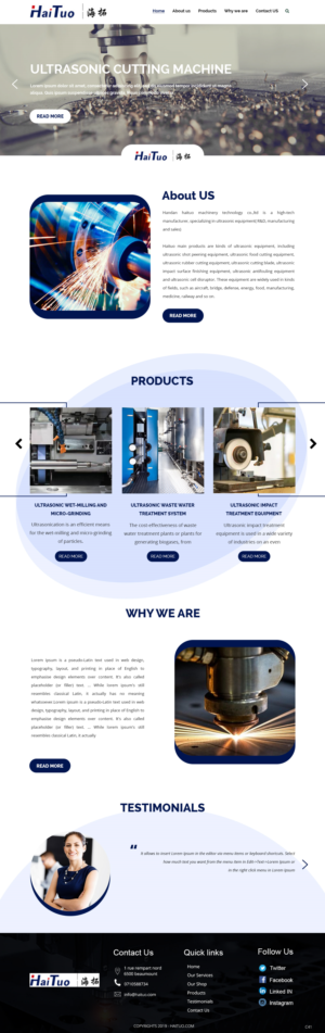 Web Design by pb for this project | Design: #22155696