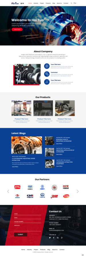 Web Design by pb for this project | Design: #22155703