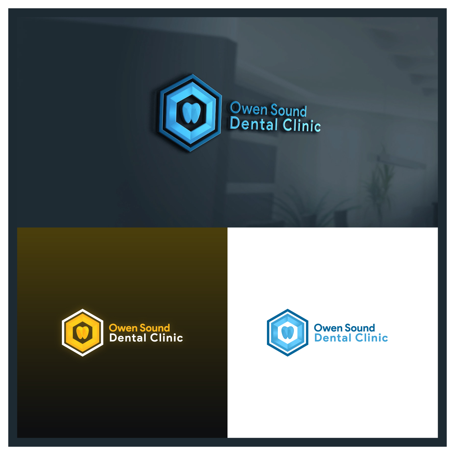 Logo Design by OzairZam for Owen Sound Dental Clinic | Design #22196189