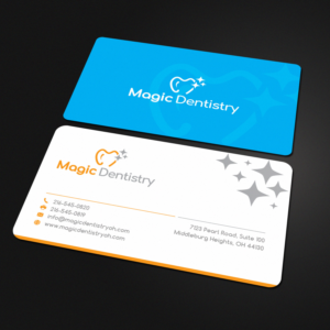 Magic Dentistry Business Card  | Diseño de Tarjeta de Presentación por Sandaruwan