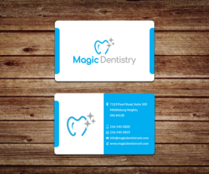Magic Dentistry Business Card  | Business Card Design by Sarah Haroon