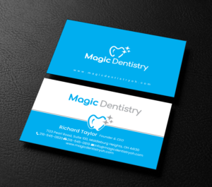 Magic Dentistry Business Card  | Diseño de Tarjeta de Presentación por chandrayaan.creative