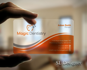 Magic Dentistry Business Card  | Diseño de Tarjeta de Presentación por SL Designer