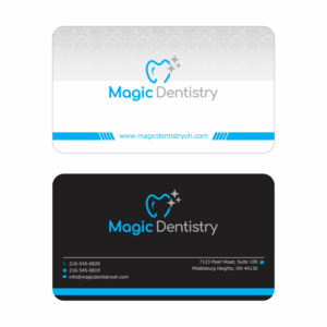 Magic Dentistry Business Card  | Business Card Design by Ahmed Graphics
