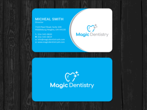Magic Dentistry Business Card  | Diseño de Tarjeta de Presentación por Tripti Ranjan Gain