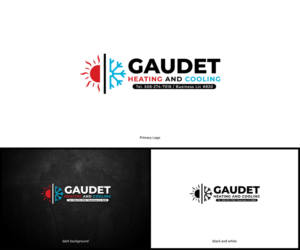 Logo Design by MoonFeather for Gaudet Heating and Cooling | Design: #22166107