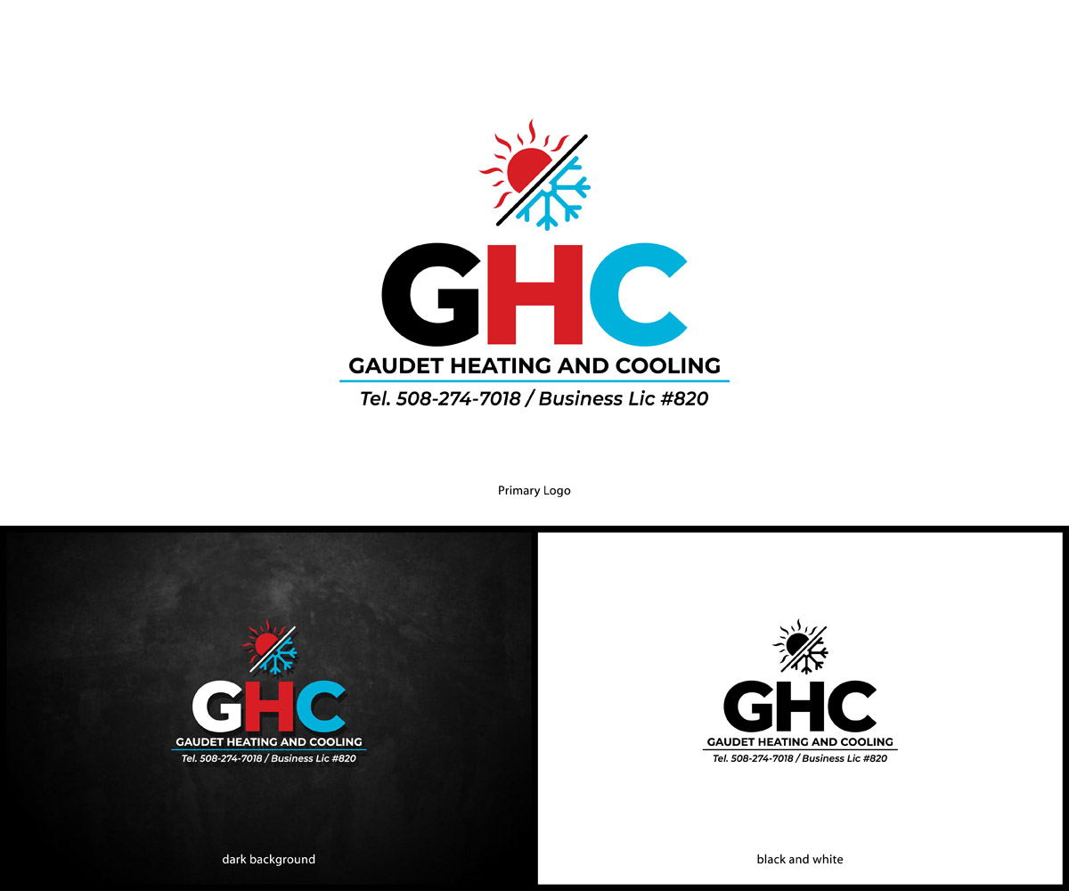 Logo Design by MoonFeather for Gaudet Heating and Cooling | Design #22166111