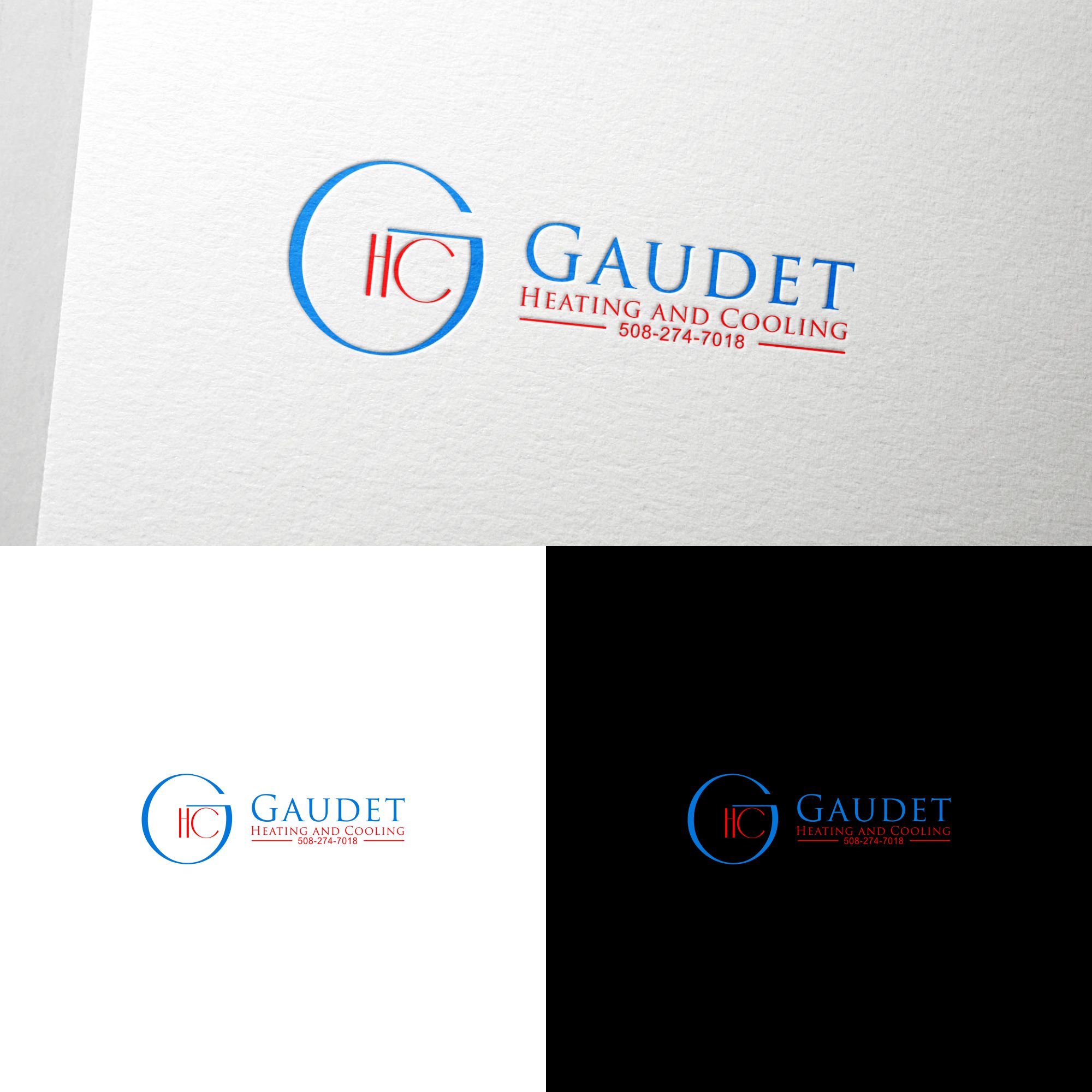 Logo Design by Pangestu 9 for Gaudet Heating and Cooling | Design #22158943