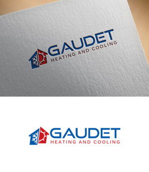 Logo Design by Aliqa Design for Gaudet Heating and Cooling | Design: #22160958
