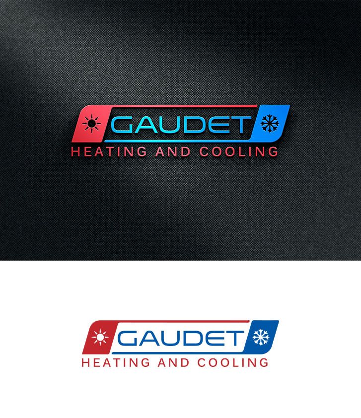 Logo Design by Aliqa Design for Gaudet Heating and Cooling | Design #22160959