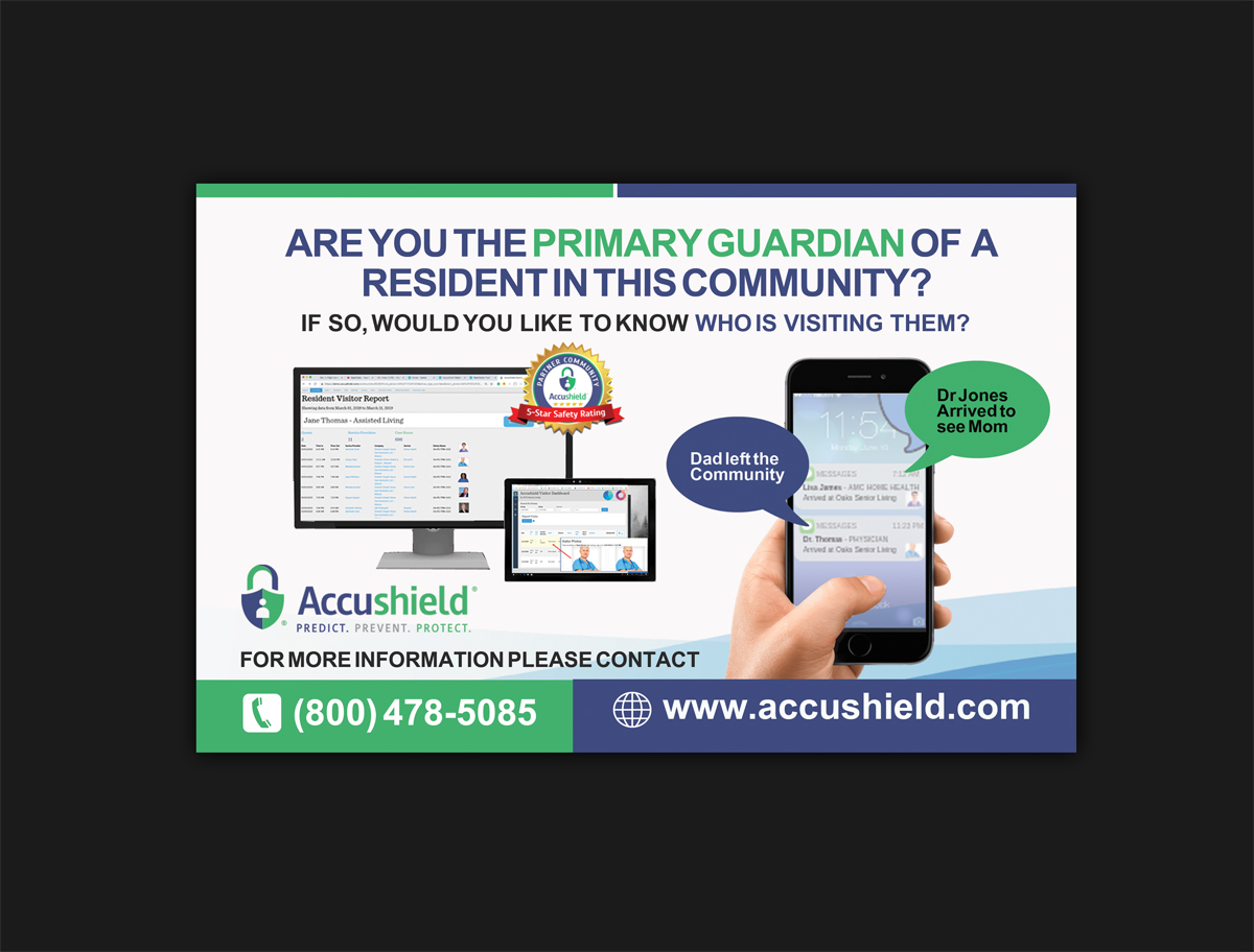 Postcard Design by NatPearlDesigns for accushield | Design #22167499