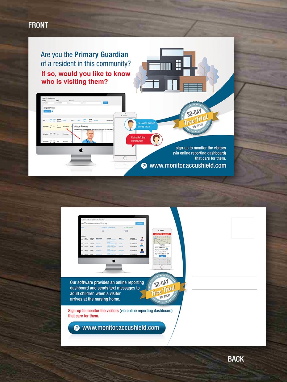 Postcard Design by innovative earth for accushield | Design #22160263