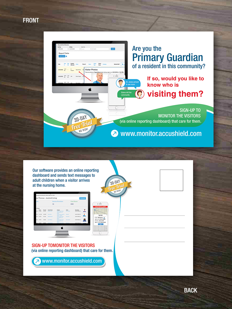 Postcard Design by innovative earth for accushield | Design #22165873