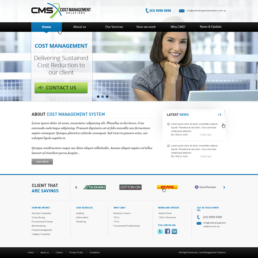 Web Design by Banzufm for this project | Design #728754