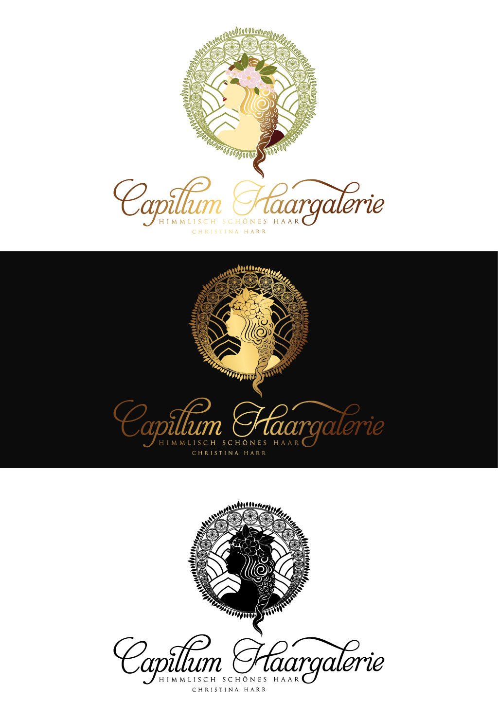 Design de Logo par Amethystica pour Capillum Haargalerie | Design : #22234140