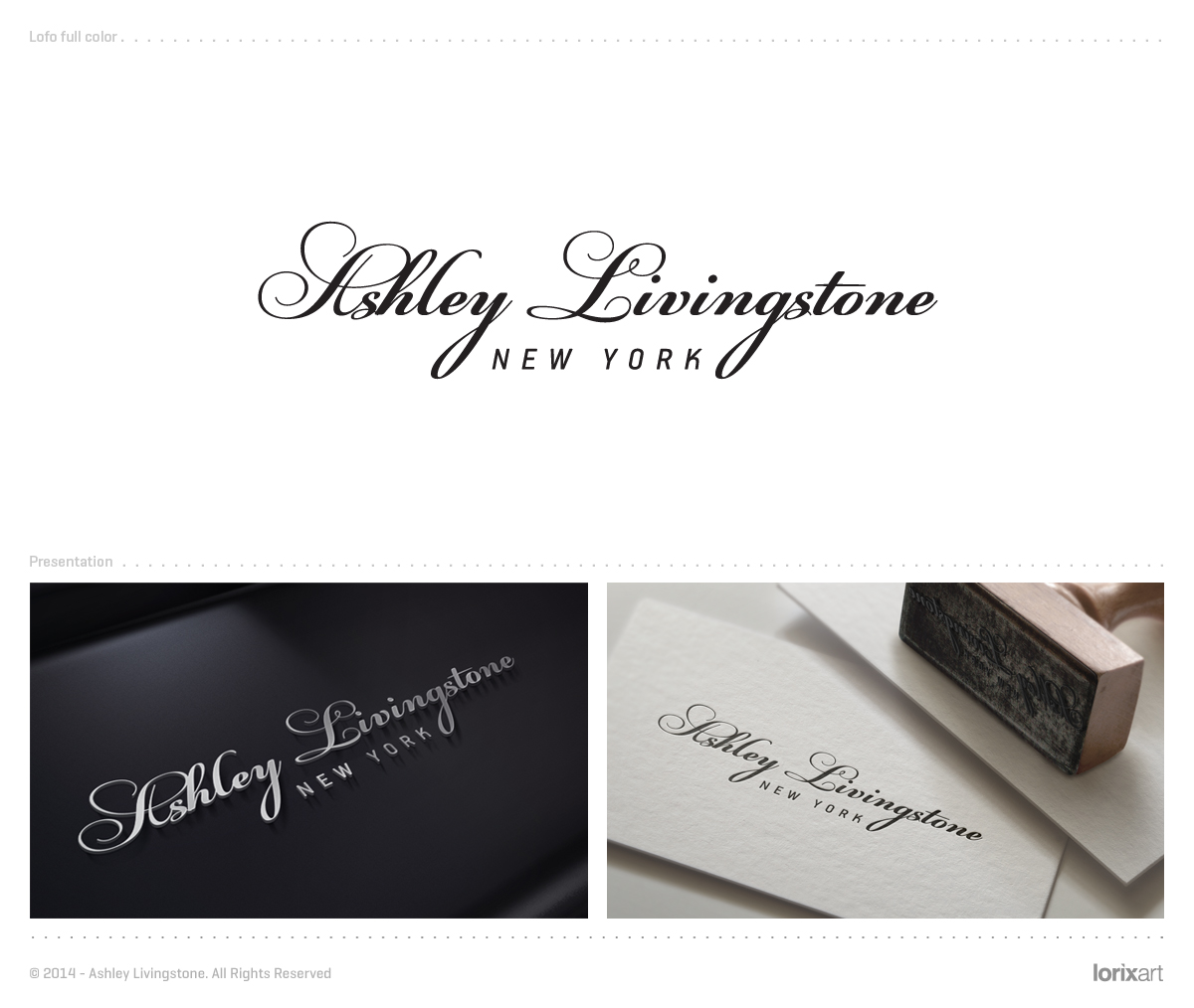 Logo Design by lorixart for Ashley Livingstone New York, LLC | Design #2947696