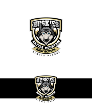 Battle Mountain High School, Huskies, Always Pursue, not all at once but manipulable also for sports, and other sub group use. | Diseño de Logo por Dheepak09