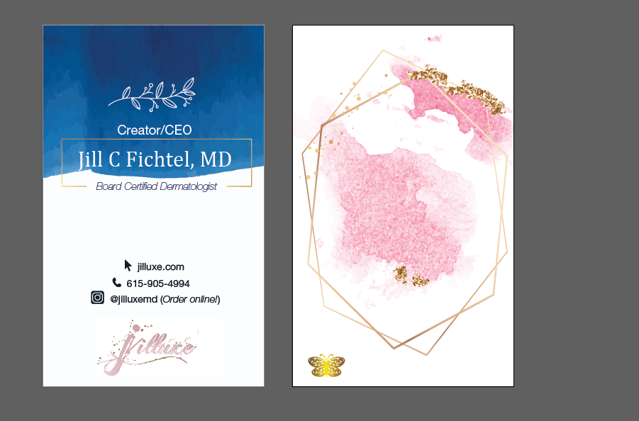 Business Card Design by PhuongBui92 for Bexley Dermatology | Design #22157489
