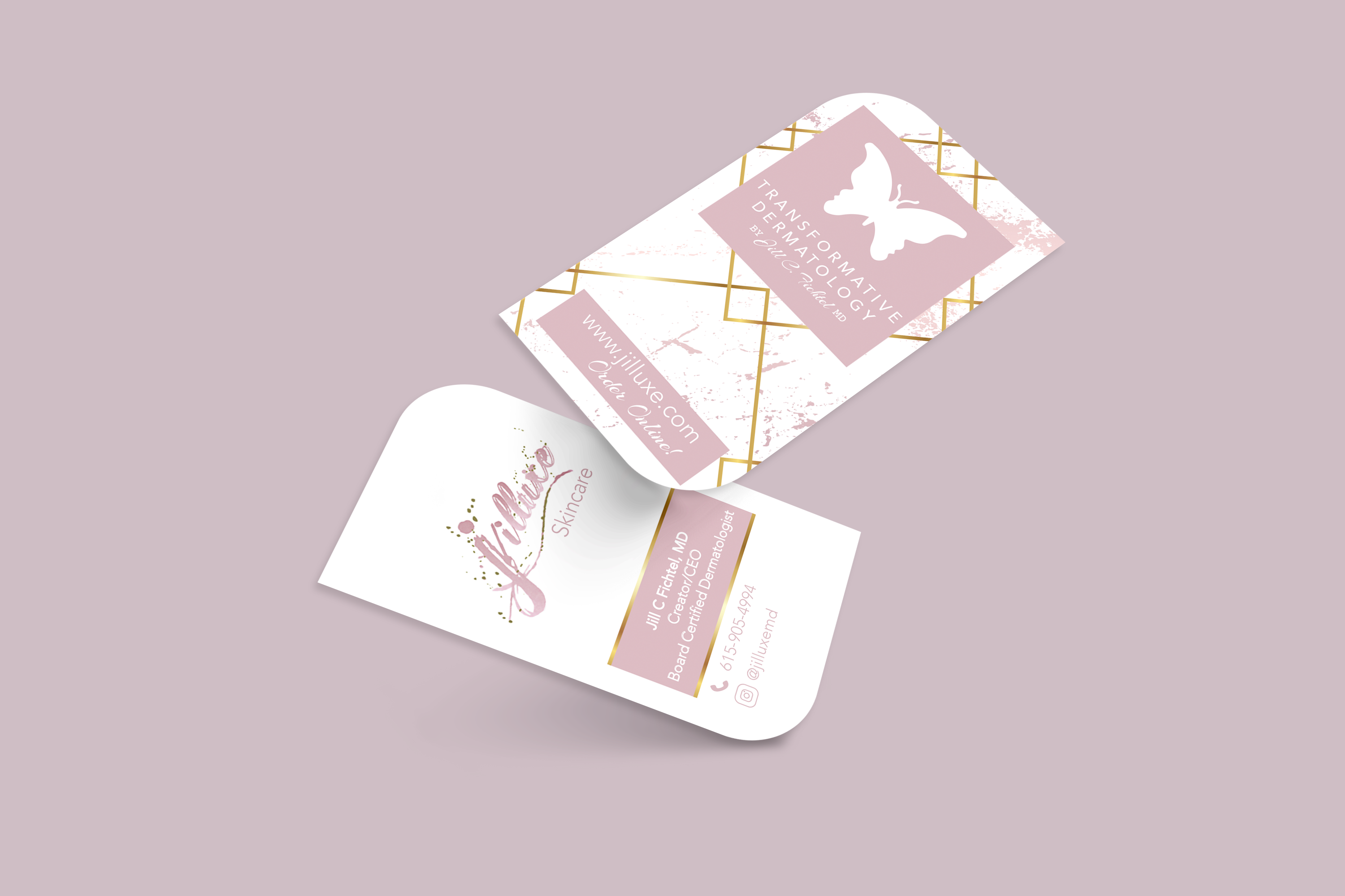 Business Card Design by Lorena Pereira for Bexley Dermatology | Design #22163699