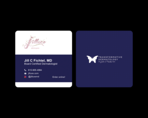 Business Card Design by ABU89 for Bexley Dermatology | Design: #22156911