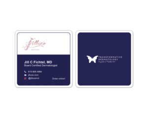 Business Card Design by ABU89 for Bexley Dermatology | Design: #22159717