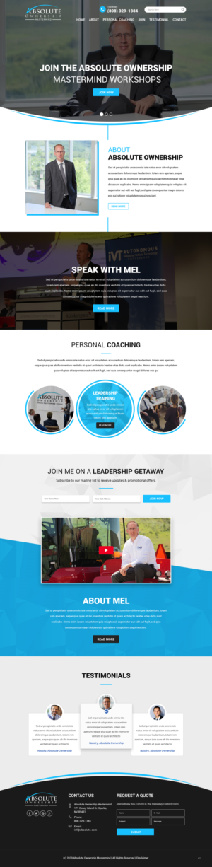 Web Design by pb for this project | Design: #22172189