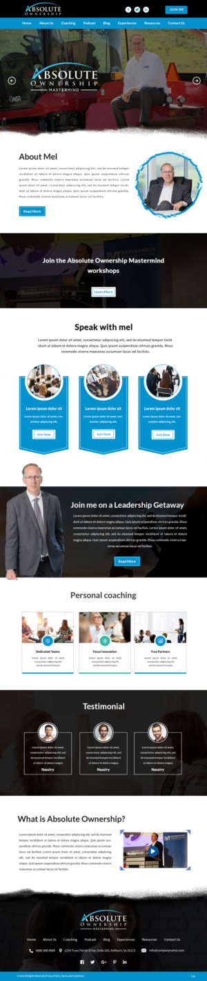 Web Design par pb pour ce projet | Design : #22172196