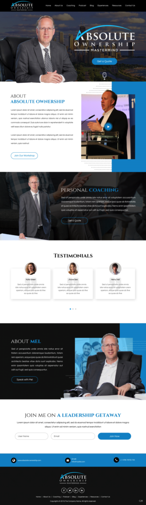 Web Design by pb for this project | Design: #22172197