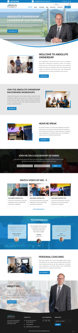 Web Design par pb pour ce projet | Design : #22172202