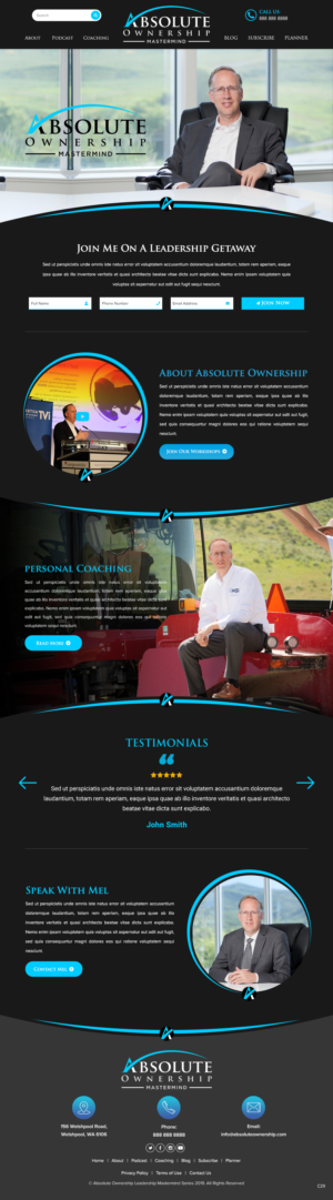 Web Design by pb for this project | Design: #22172307