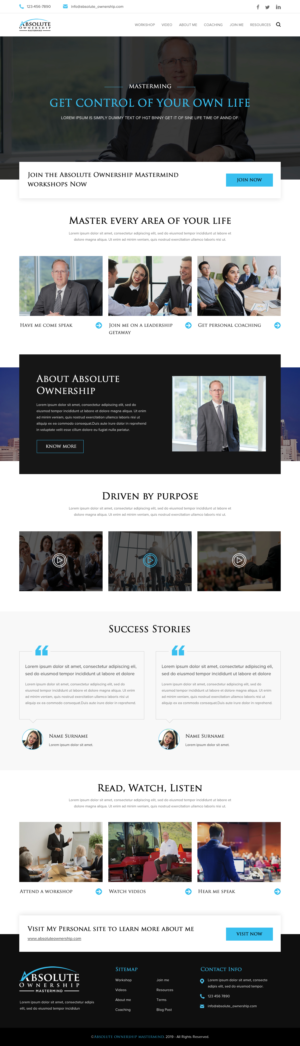 Web Design par rightway pour ce projet | Design #22172637
