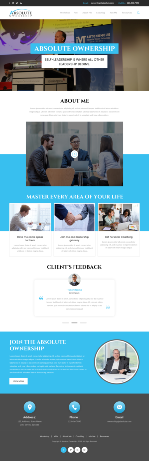 Web Design par rightway pour ce projet | Design : #22172646