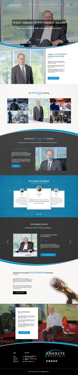 Web Design par OroojF pour ce projet | Design #22181513