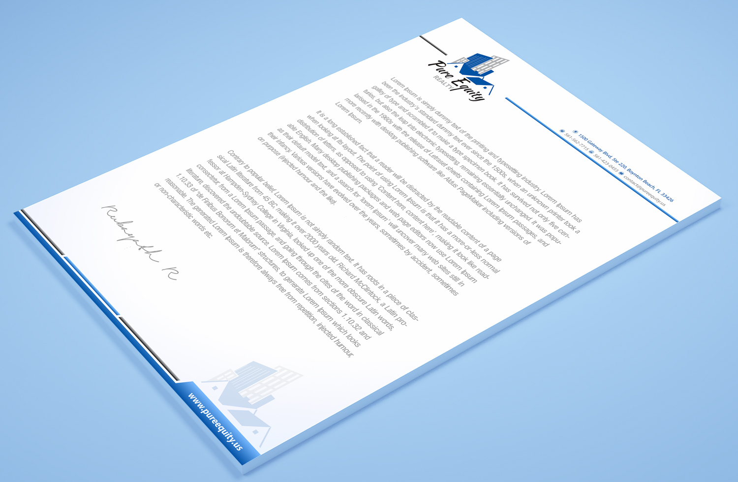 Stationery Design by Petter Goms for this project | Design #22166609