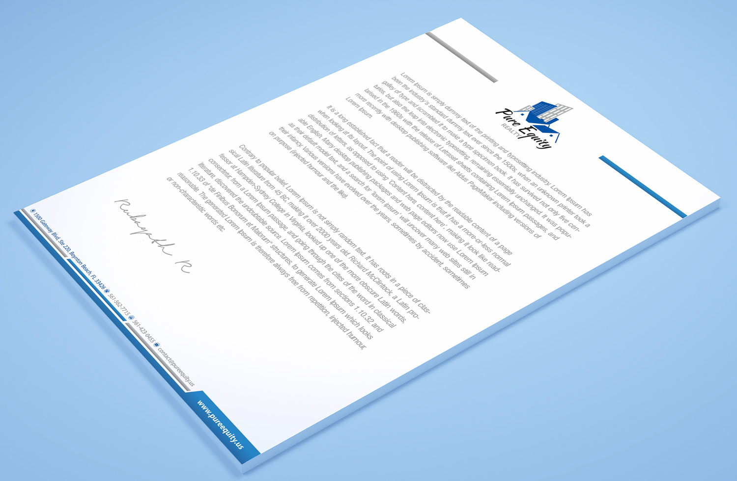 Stationery Design by Petter Goms for this project | Design #22193612