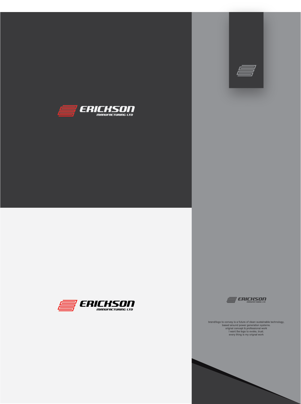 Logo Design by Rashid 8 for Erickson Manufacturing | Design #22198824