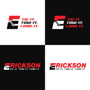 E with the possibility of using the text Tie-it Tow-it Load-it | Logo Design by Rii