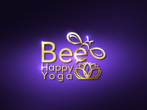 Be(e) Happy Yoga | Logo Design by Malik 11