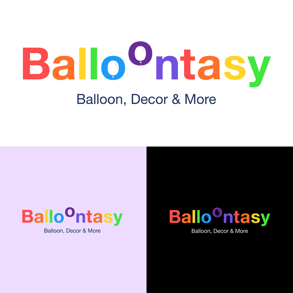 Logo Design by greylee 2 for Balloontasy | Design #22176917