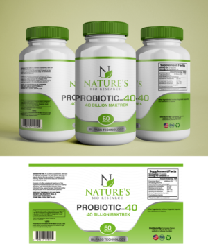 Natural Health Supplement Company Needs a Product Label Designed | Label Design by Amer Flehan