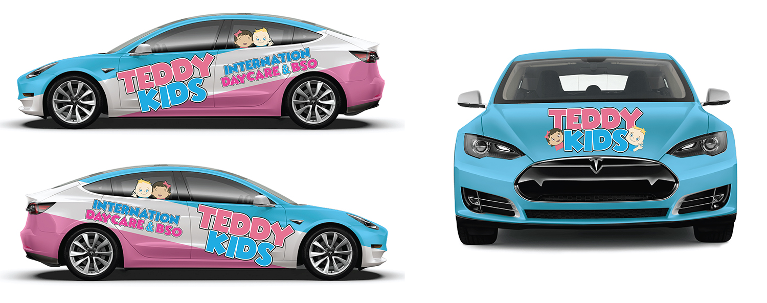 Car Wrap Design by Deziners Zone for Teddy Kids | Design #22179689
