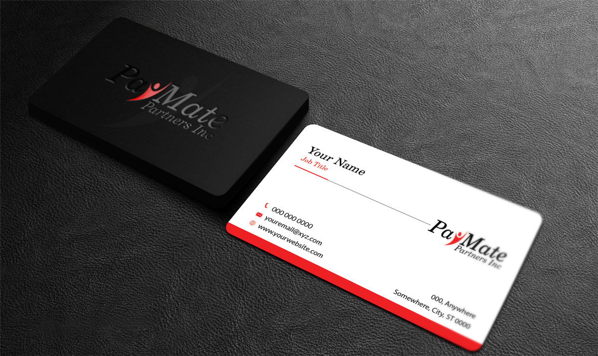 Business Card Design by Riz' for PayMate Partners Inc | Design #22186830