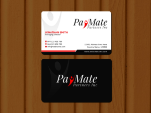Visitenkarten-Design von Creations Box 2015 für PayMate Partners Inc | Design: #22179840